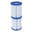 Aufstellpool Set Fast 57313 Ø 457 X H 84 cm - Blau/Weiß, Kunststoff (457/84cm) - Bestway Aufstellpool Set Fast 57313 Ø 457 X H 84 cm - Blau/Weiß, Kunststoff (457/84cm) - Bestway