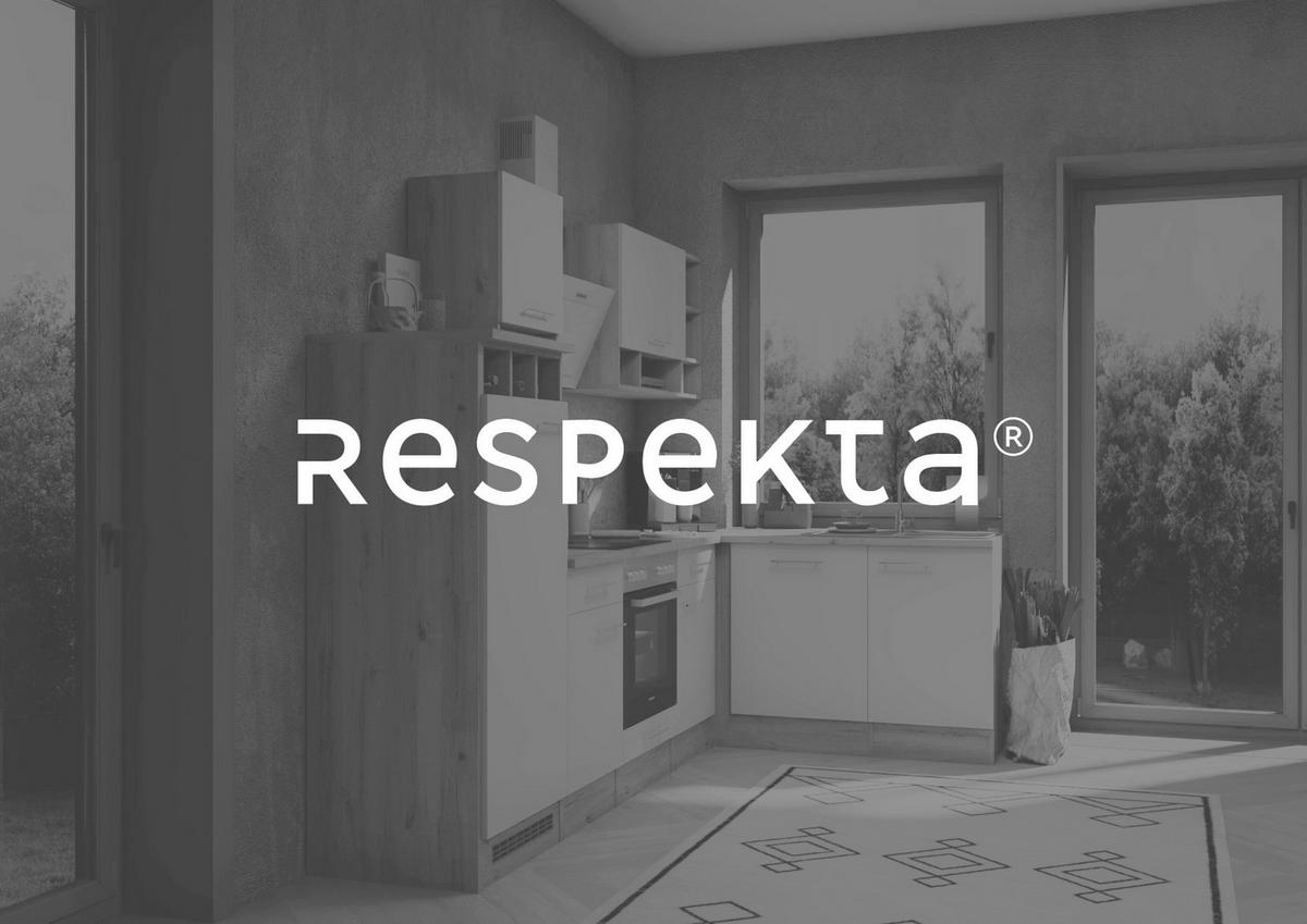 Eckküche Economy mit Geräten 280x172cm Wildeiche Dekor/Grau - Wildeiche/Grau, Basics, Holzwerkstoff (280/172cm) - Respekta