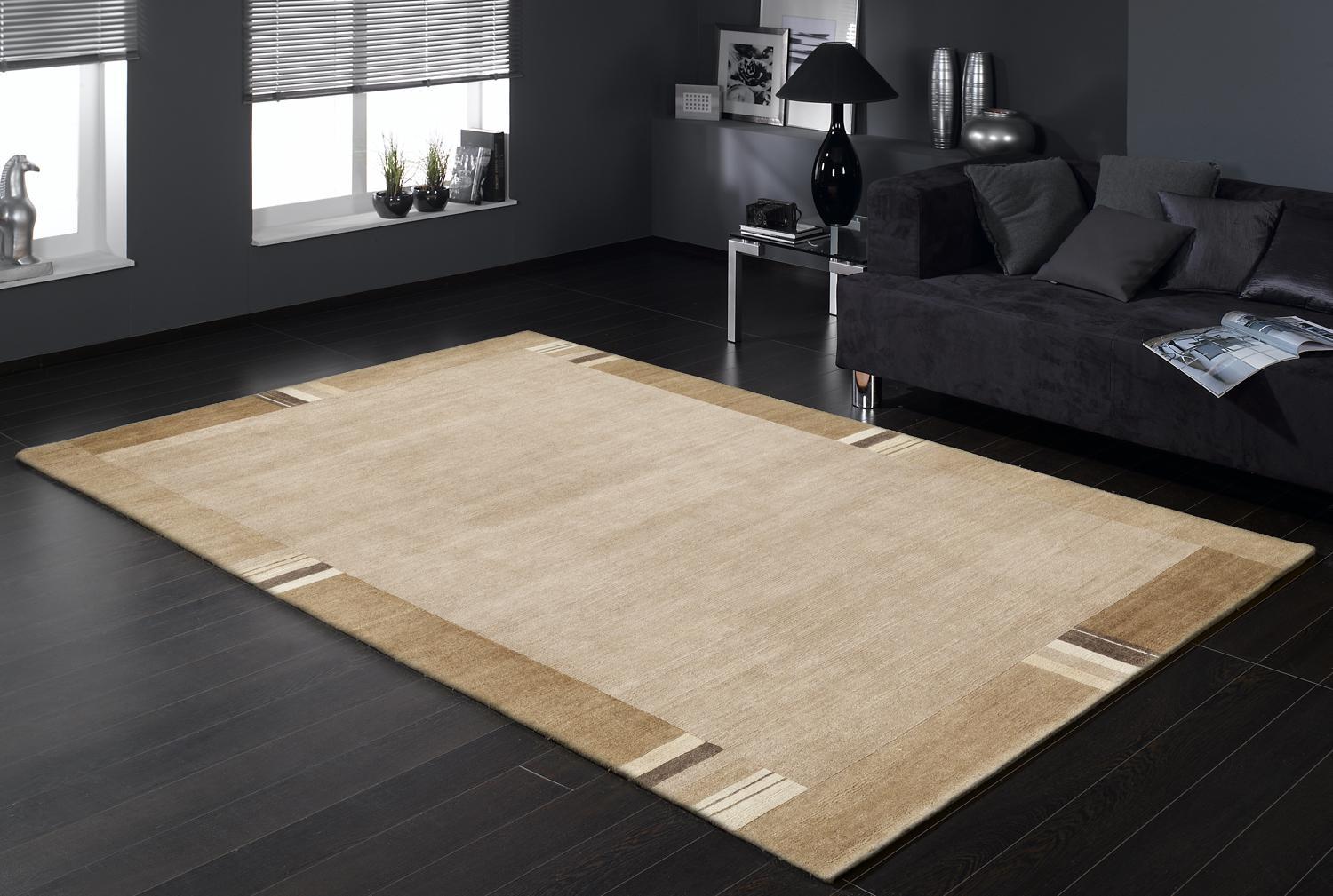 Orientalischer Webteppich Hellbraun 50x160 cm - Hellbraun, Basics, Textil (90/160cm) - Cazaris