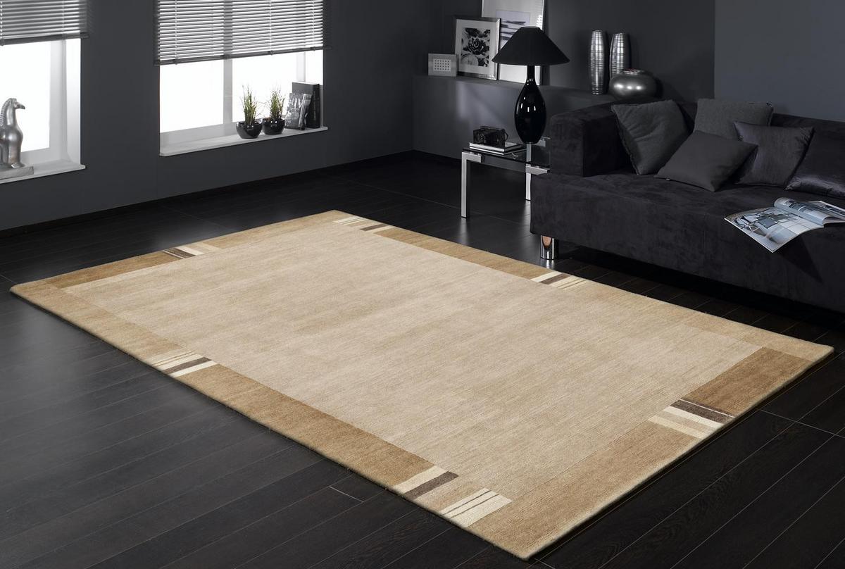 Orientalischer Webteppich Hellbraun 70 X 140 cm - Hellbraun, Basics, Textil (70/140cm) - Cazaris
