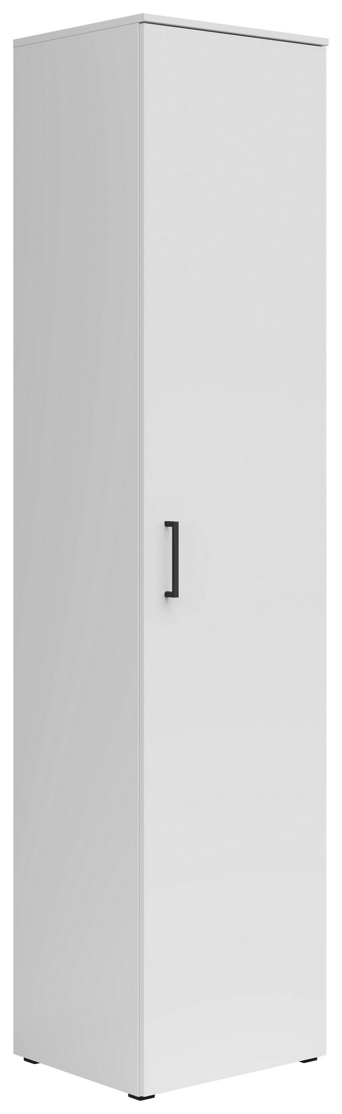 Skriňa MULTISTAURAUM š: 45 cm - čierna/biela, Modern, kompozitné drevo/plast (45/195/40cm)