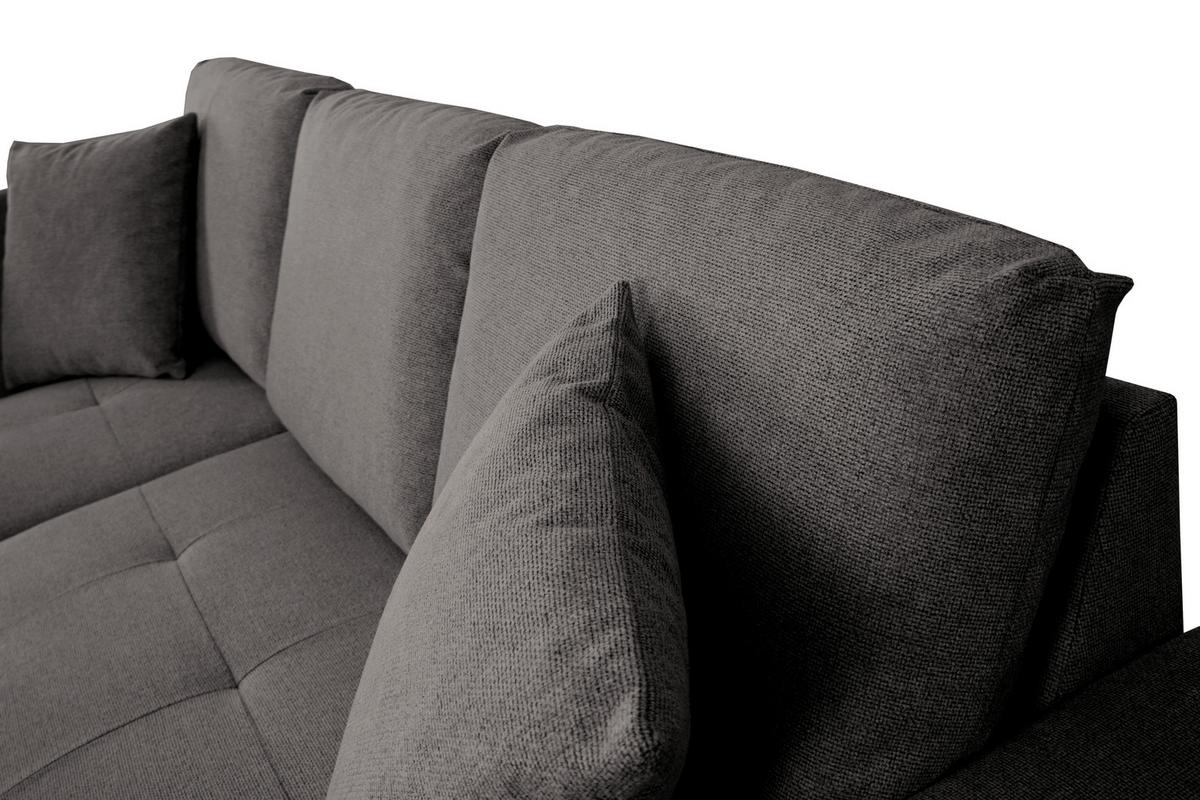 Ecksofa Lukas Dunkelgrau S: 158x239 Cm - Dunkelgrau, Trend, Textil (158/239cm)