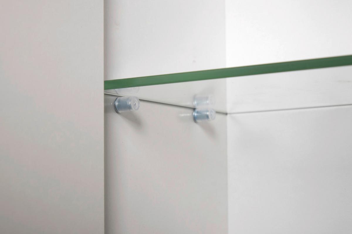 Spiegelschrank Profil 1200 3 Türen, Weiß - Weiß Hochglanz/Weiß, MODERN, Glas/Holzwerkstoff (120,5/72,5/16cm) - MID.YOU