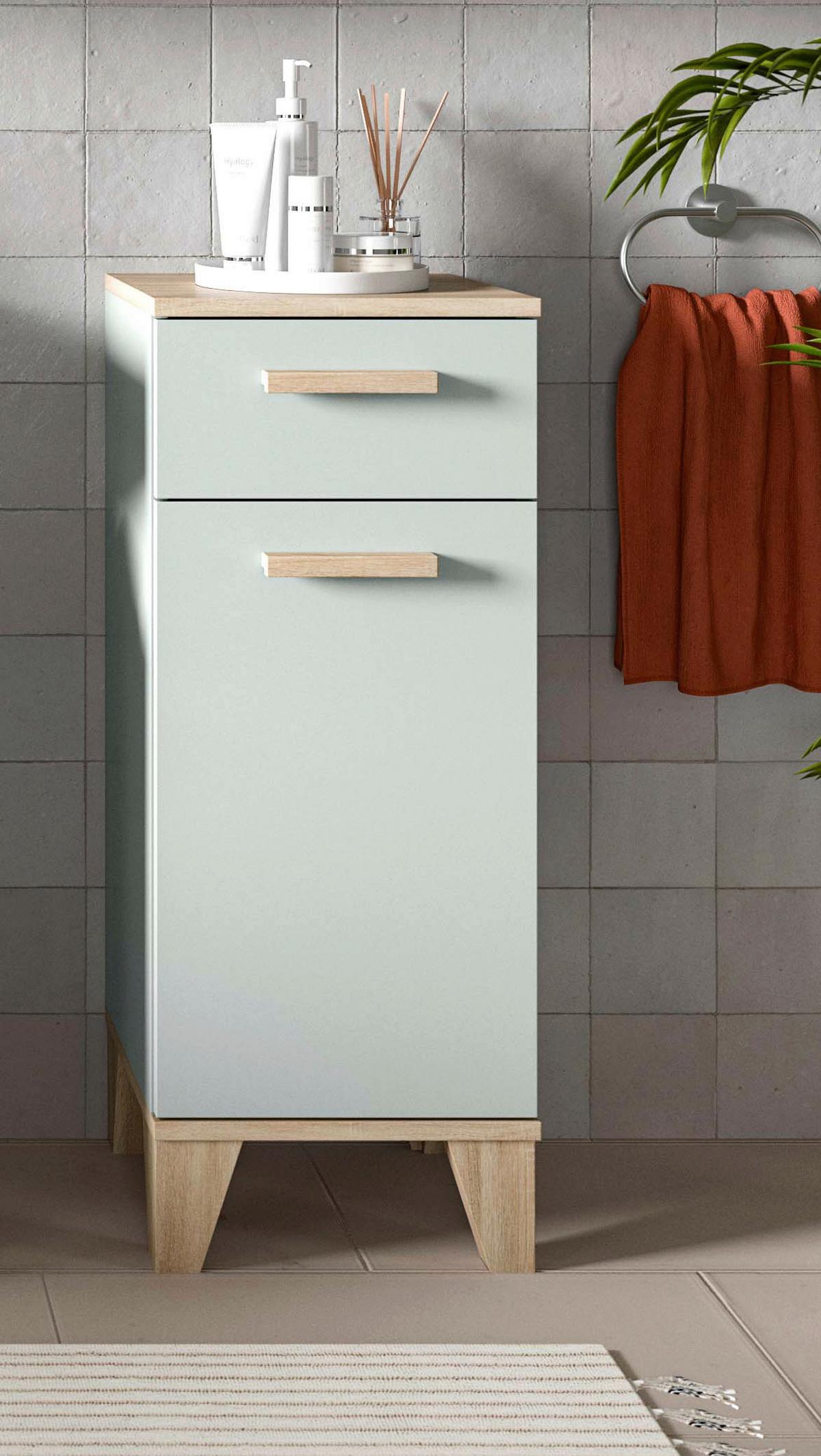 Midischrank Star Eiche/graugrün B: 34 Cm - Eiche San Remo/Graugrün, MODERN, Holzwerkstoff (34/87/31cm) - MID.YOU