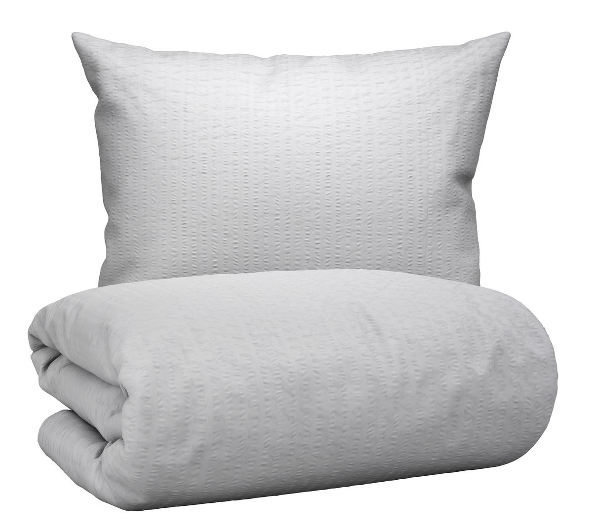 Povlečení Gisela, 70/90 140/200cm - světle šedá, textil (140/200cm) - Modern Living