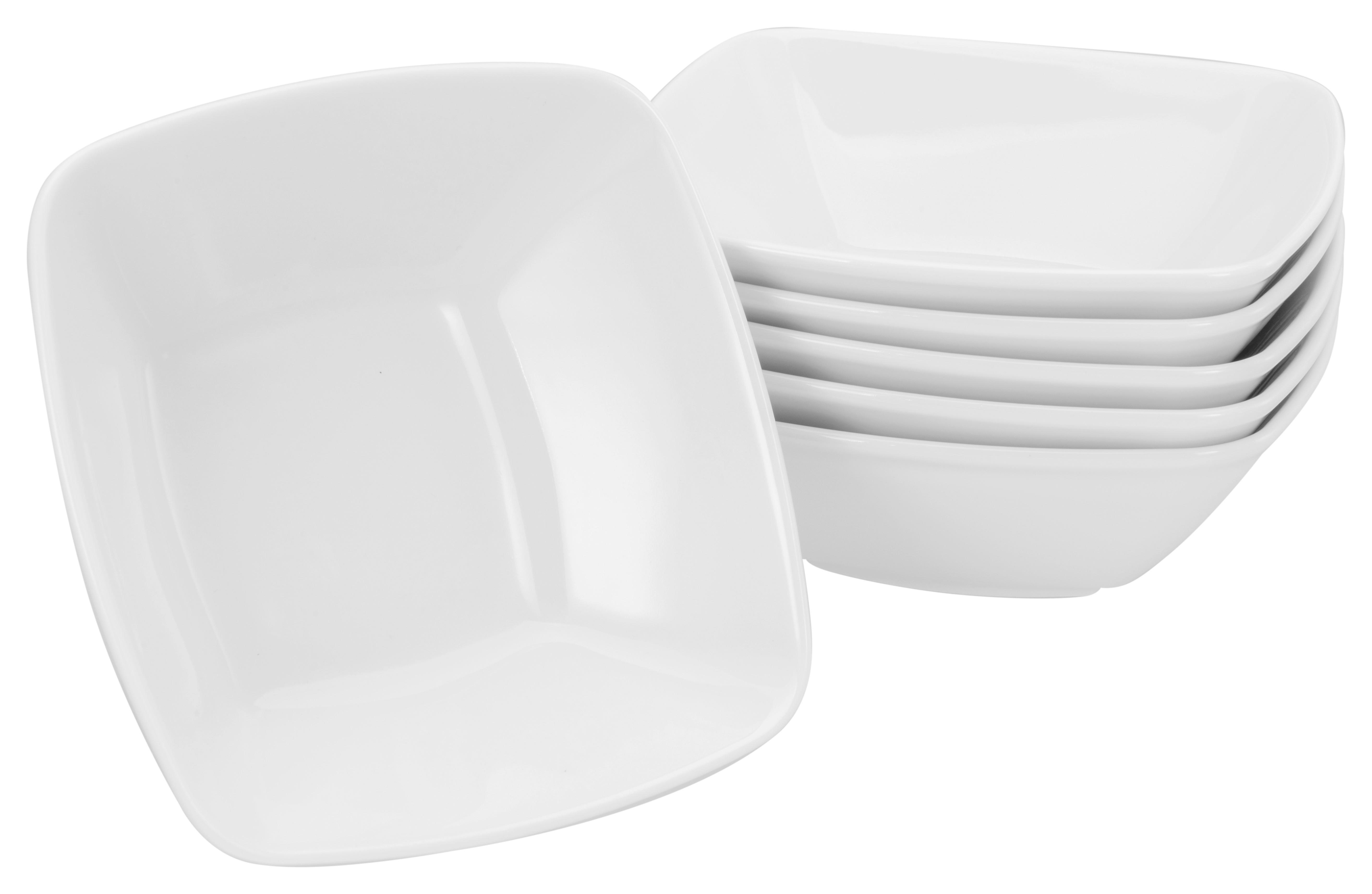 Müslischalenset Victoria Porzellan 6-teilig - Weiß, Basics, Keramik - Creatable