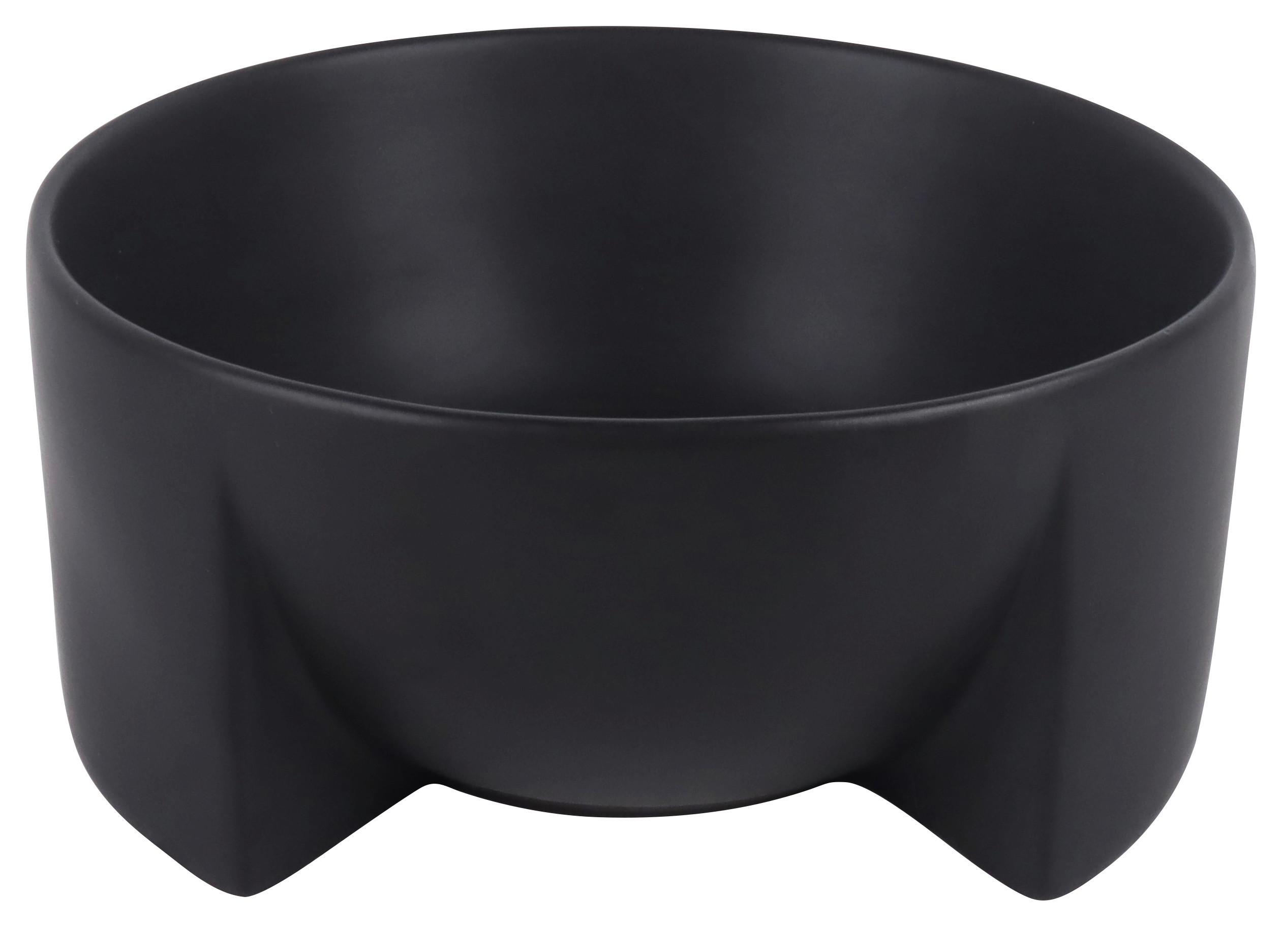Dekoračná Miska Mode, Ø: 18,5cm - čierna, Moderný, keramika (18,5/8,5cm) - Modern Living