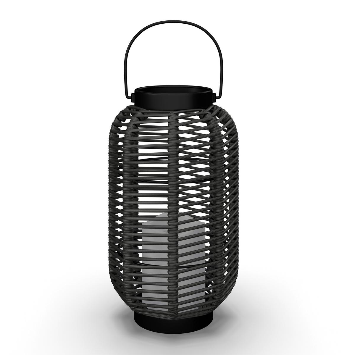 SOLÁRNE SVIETIDLO RICA - čierna, Modern, kov/plast (16/28/16cm) - Bessagi Garden
