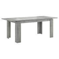 Esstisch Titan Rauchsilber L: 160-200 Cm - Design, Holzwerkstoff (160/90/76cm) - MID.YOU