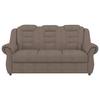 3-sitzer-sofa Boston Taupe Chenille - Taupe/Schwarz, KONVENTIONELL, Textil (196/102/101cm) - Livetastic