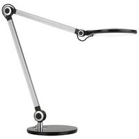 LED lampa na písací stôl Eda, vrát. LED 9W - čierna/sivá, Modern, kov/plast (20/80cm) - Mömax