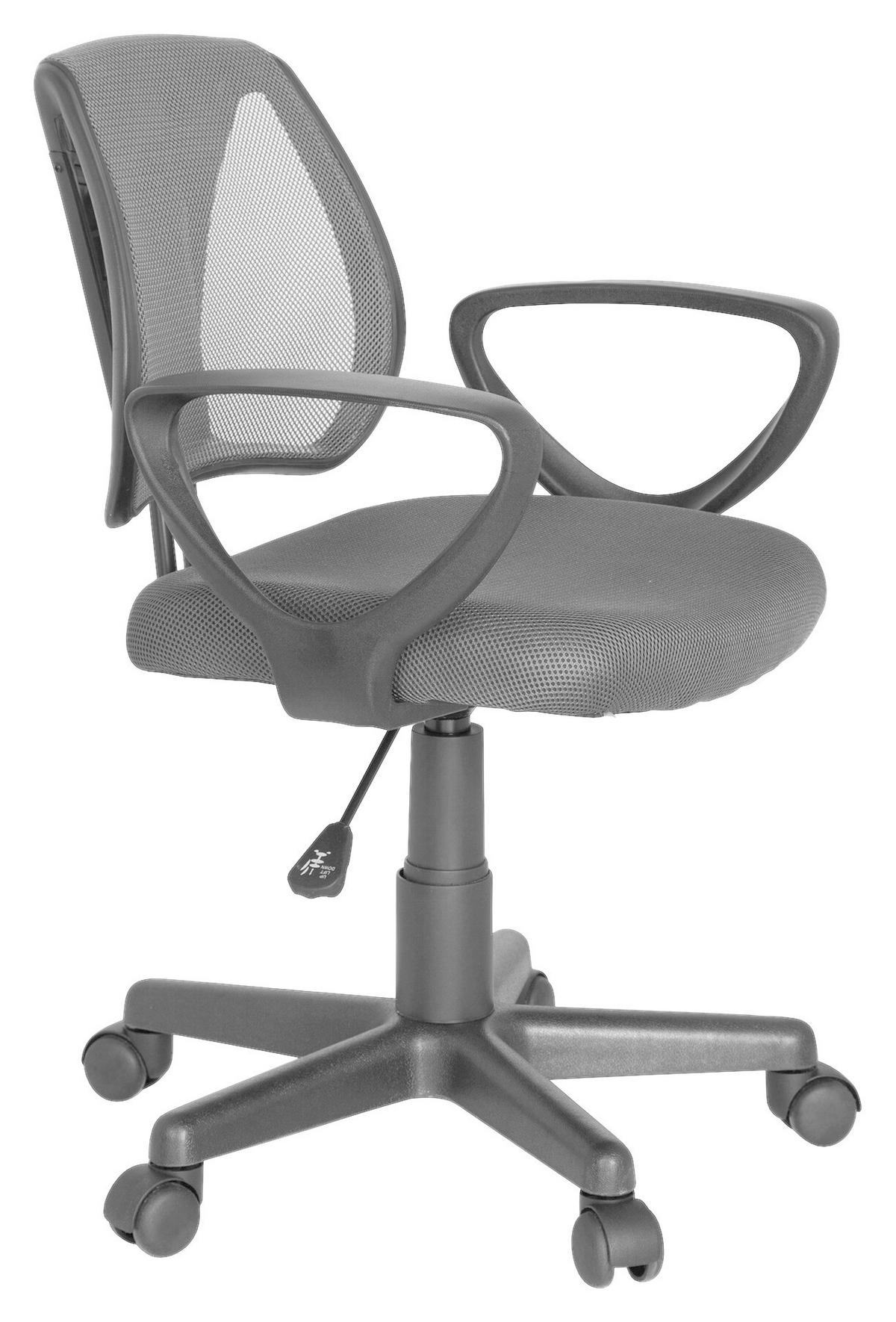 Jugenddrehstuhl Kiddy Cd Grau - Grau, Basics, Kunststoff (58/75-92/45cm) - MID.YOU
