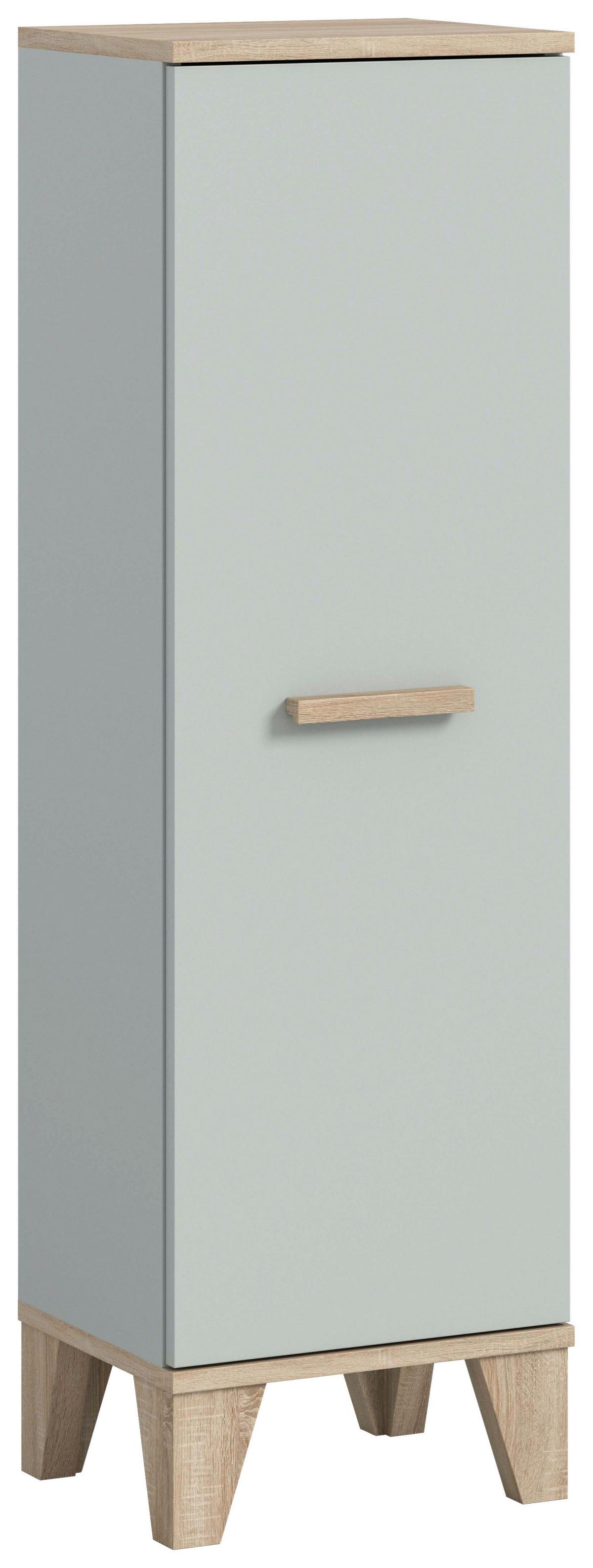 Midischrank Star Eiche/graugrün B: 34 Cm - Eiche San Remo/Graugrün, MODERN, Holzwerkstoff (34/116/31cm) - MID.YOU