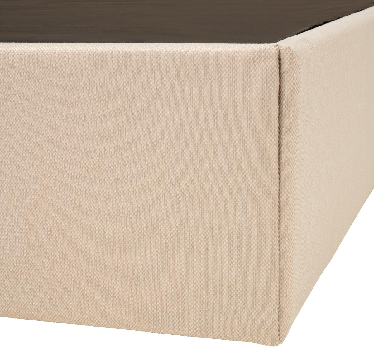 Boxspringbett Mit Topper 180x200 Cm Anton Beige - Beige, KONVENTIONELL, Holz/Textil (180/200cm) - P & B