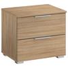 Nachtkästchen Alabama Sonoma Eiche B: 40 Cm - Alufarben/Sonoma Eiche, MODERN, Holzwerkstoff (40/42/42cm) - Rauch Möbel