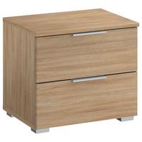 Nachtkästchen Alabama Sonoma Eiche B: 40 Cm - Alufarben/Sonoma Eiche, MODERN, Holzwerkstoff (40/42/42cm) - Rauch Möbel