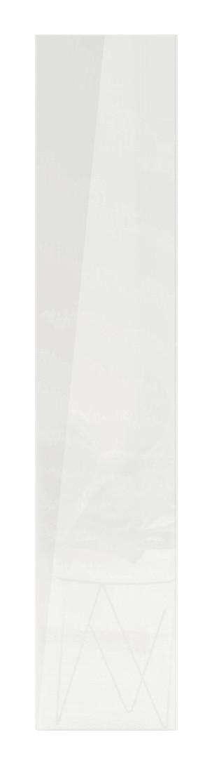 Schranktür Unit Weiß Hochglanz Dekor - Weiß, MODERN, Holzwerkstoff (45,3/202,6/1,8cm) - Ondega