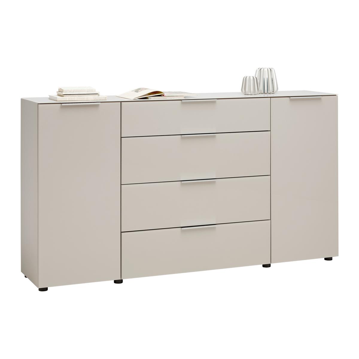Sideboard Siena Kaschmirfarben - černá/kašmírová, Moderní, kov/kompozitní dřevo (180/99/40cm) - Mömax