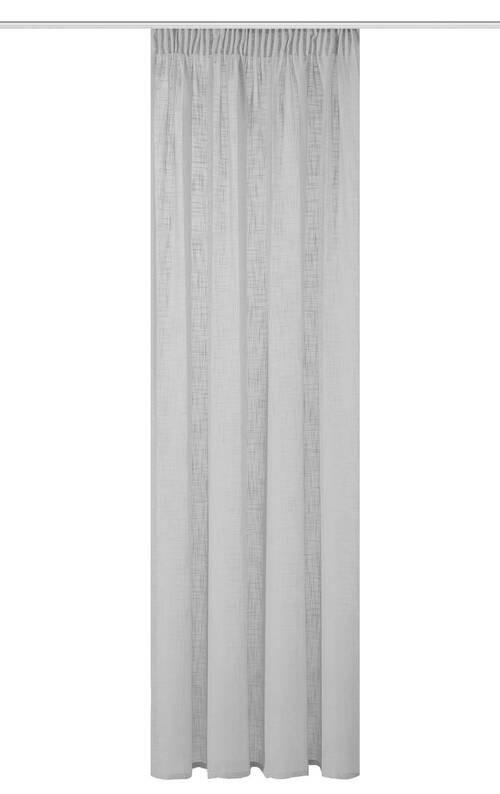 Fertigvorhang Softy - Grau, Basics, Textil (140/225cm)