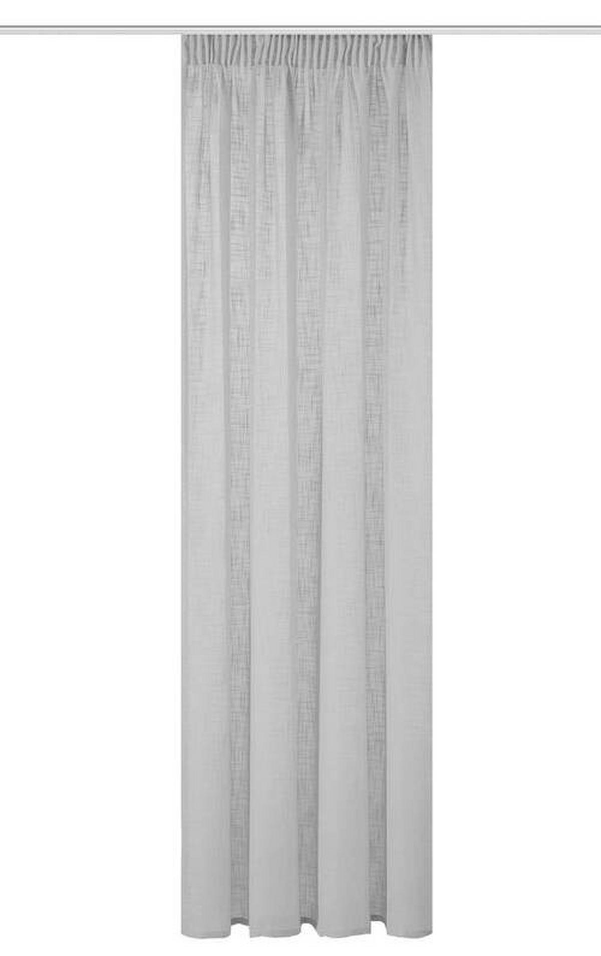 Fertigvorhang Softy - Grau, Basics, Textil (140/225cm)