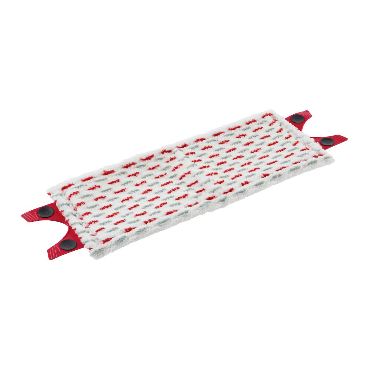 Wischbezug Ultramax - Rot/Weiß, KONVENTIONELL, Textil (14,1/25,8/2,5cm) - Vileda