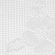 Kurzgardine Transparent Lace Bxl: 150x50 Cm Blumenmotiv - Weiß, KONVENTIONELL, Textil (150/50cm) - Ondega