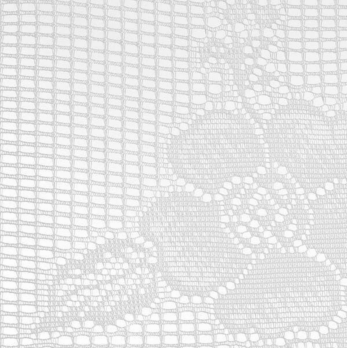 Vitrázsfüggöny Lace - fehér, Konventionell, textil (150/50cm) - Ondega