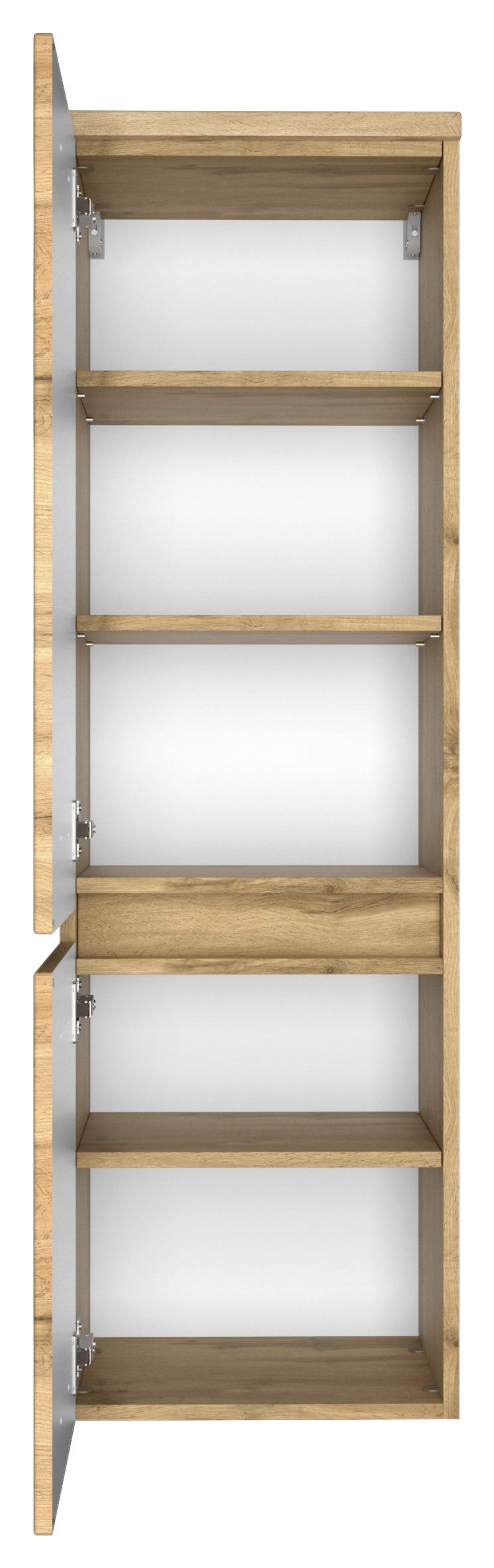 Eichefarbener Midischrank