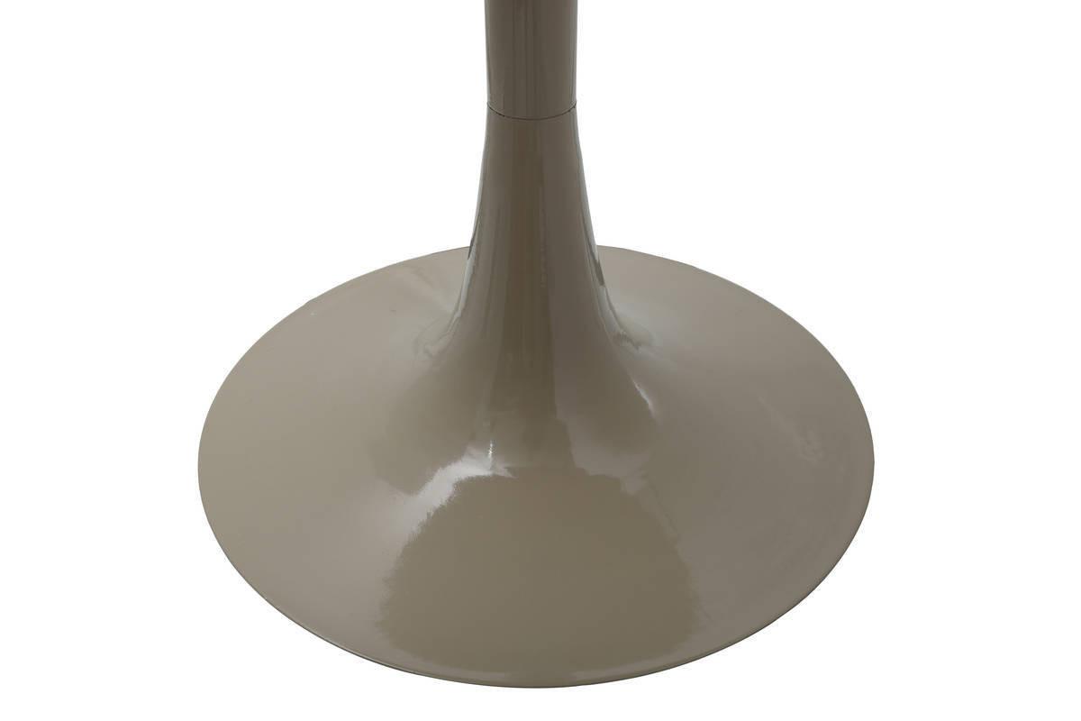 Beistelltisch Art Deco Creme/Taupe - Taupe/Creme, Trend, Metall (51/51/52cm) - Kayoom