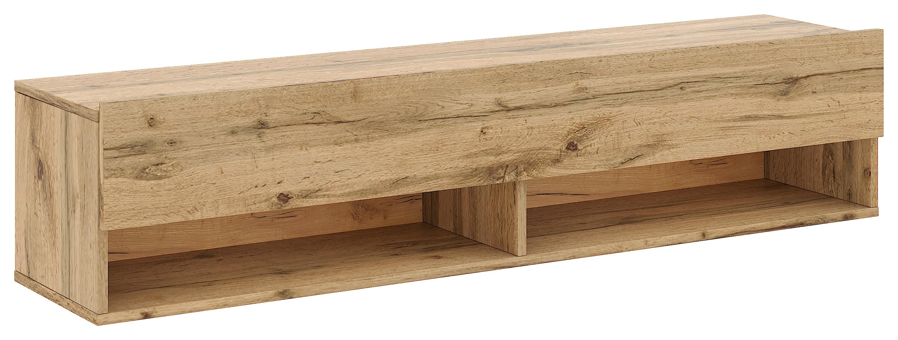 Lowboard Derby 140 - Eiche Wotan, Design, Holzwerkstoff (140/31,5/32,5cm) - Livetastic