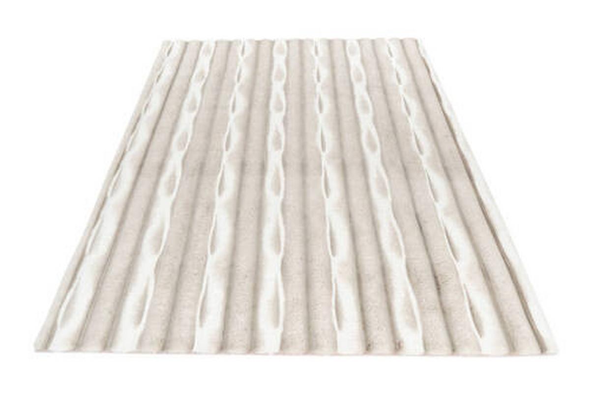 Fellteppich My Waves 305 - Taupe, Basics, Textil (40/60cm) - Obsession