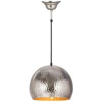 Hängeleuchte Fabricia 100 Nickelfarben B: 27 cm - Nickelfarben, Basics, Metall (27/27/21cm) - Kayoom