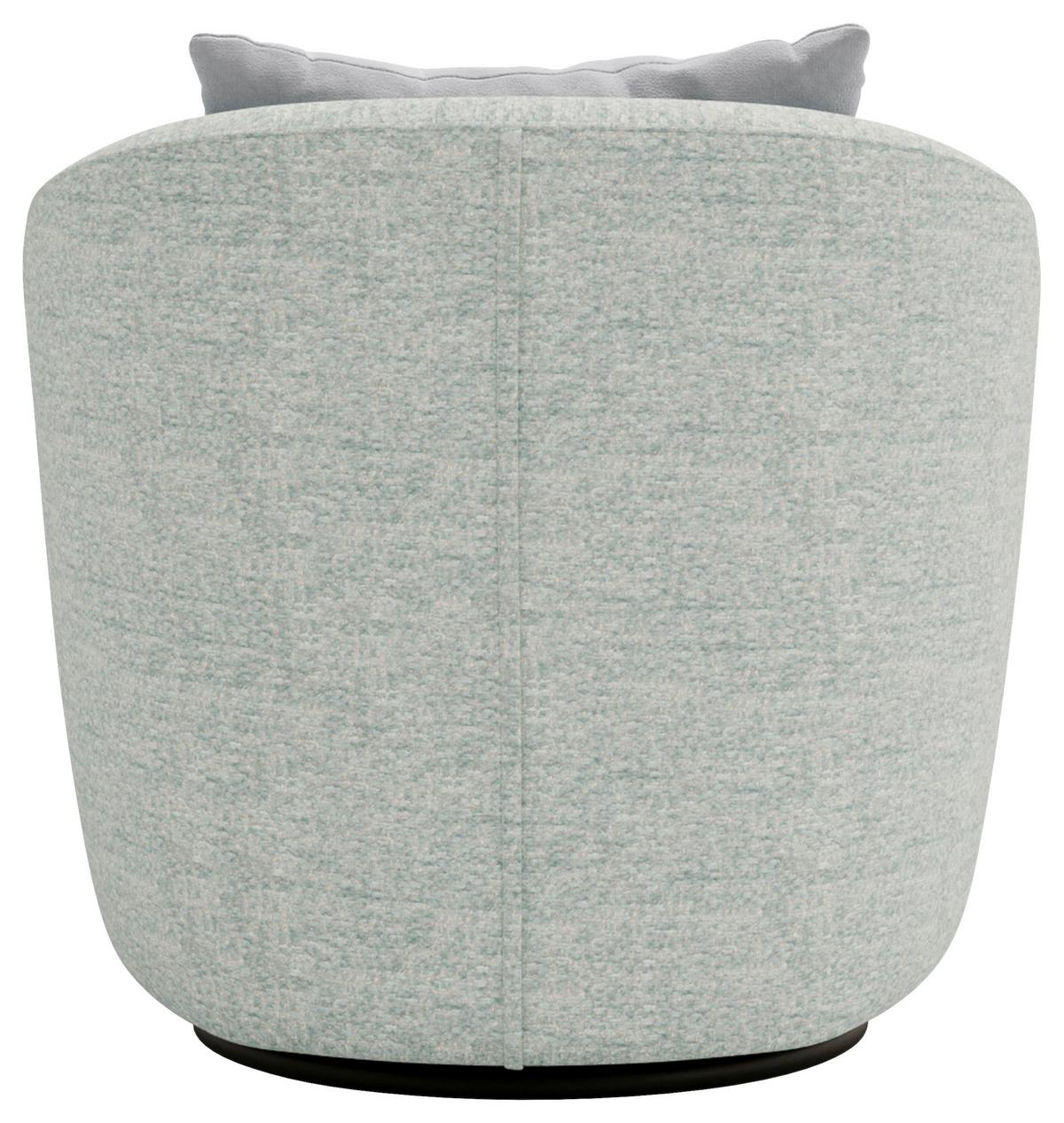 Wish Mintgrün B: 83 Cm - Schwarz/Mintgrün, Design, Textil (83/80/75cm) - Livetastic