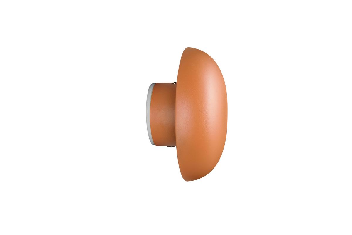 LED-Wandleuchte Davey Aprikose D: 15,5 cm - Aprikose, Design, Metall (15,5/8,4cm)