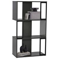 Regál MARBELLA, antracit/čierna - čierna, Modern, kov/kompozitné drevo (60/106/30cm) - Mömax
