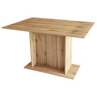 Étkezőasztal Siela - Wotan tölgy, Konventionell, faalapú anyag (120/74/80cm)