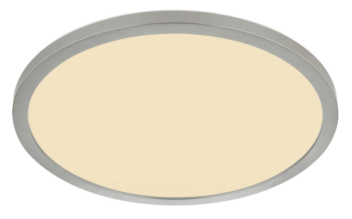 Led Mennyezeti Lámpa 41562-24n - opál/nikkelszínű, Basics, műanyag (42/2,5cm) - Globo