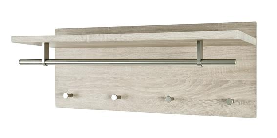 Wandgarderobe mit fünf Haken