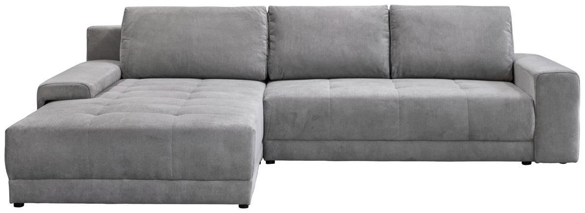 Rohová sedačka ADRIA, oboustranná, šedá - světle šedá, Trend, textil (213/208cm) - Luca Bessoni