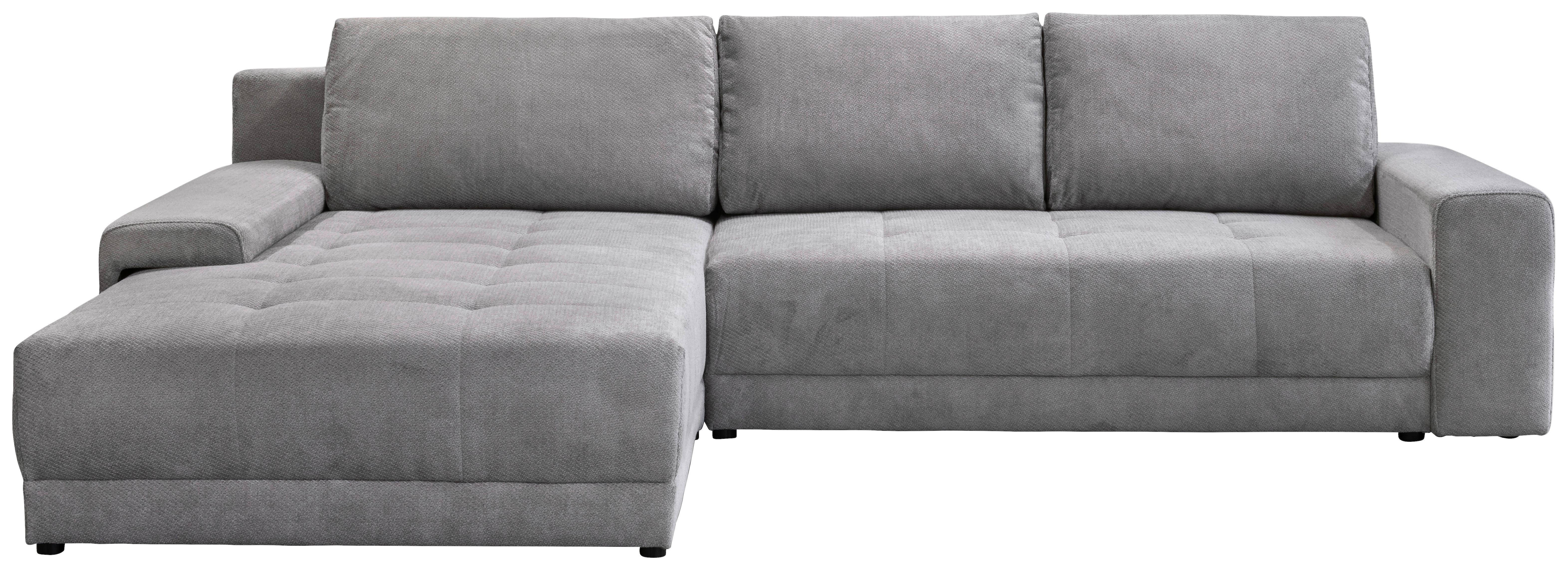 Ecksofa Adria Hellgrau S: 213x308 cm