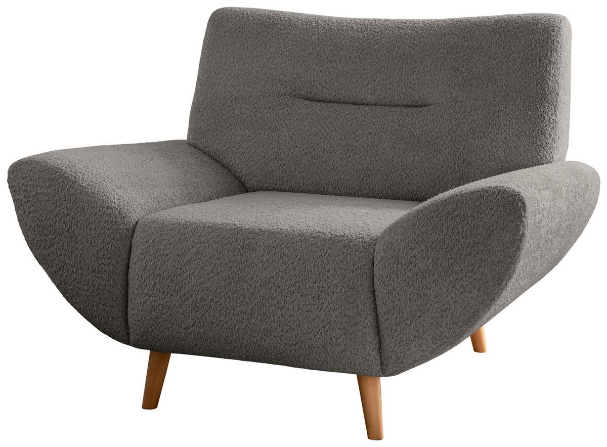 Sessel Drago, Anthrazit B: 111 Cm - Wildeiche/Anthrazit, KONVENTIONELL, Textil (111/81/90cm) - MID.YOU