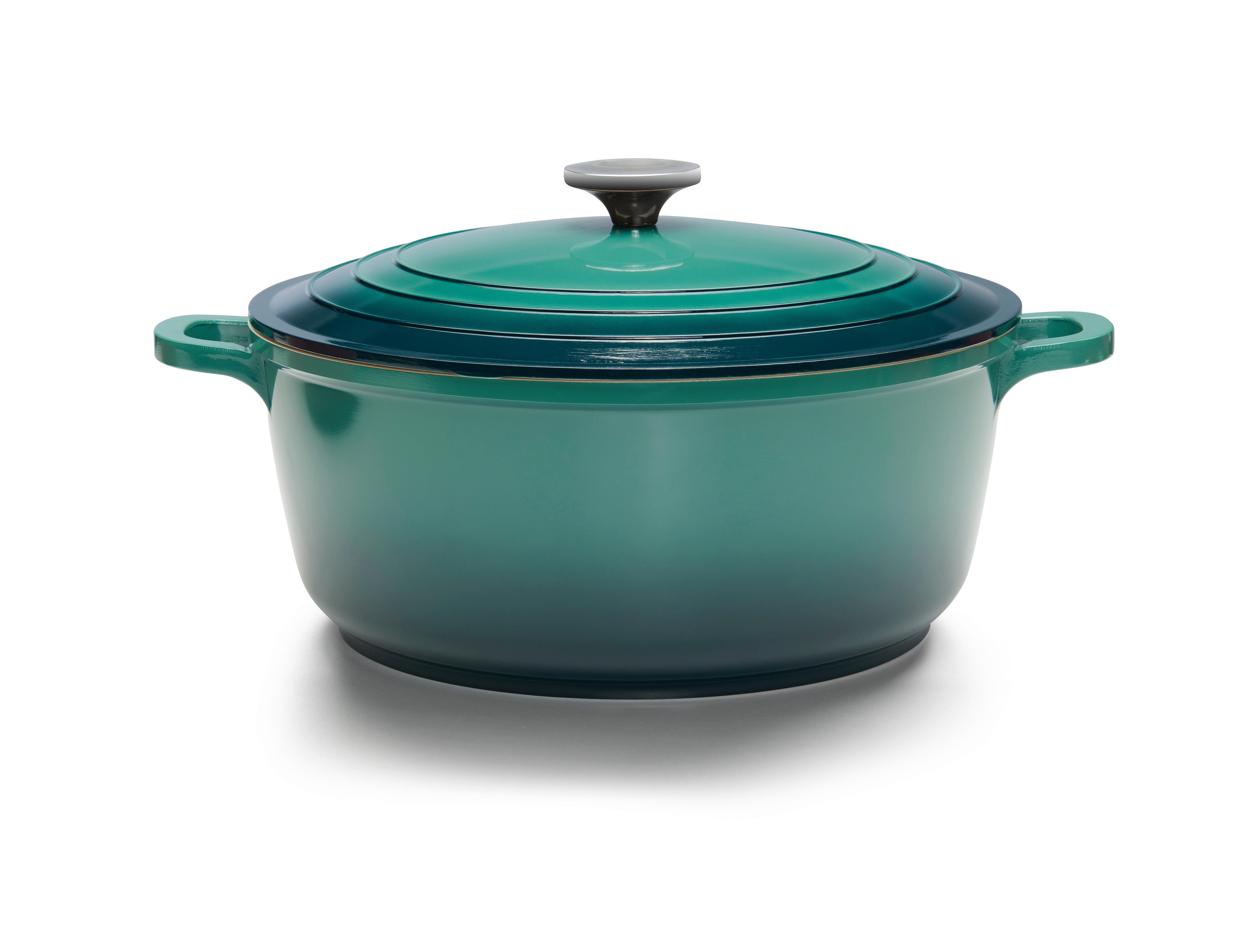 hrniec na pečenie ELISA - L - zelená, Konventionell, kov (28/12cm) - Modern Living