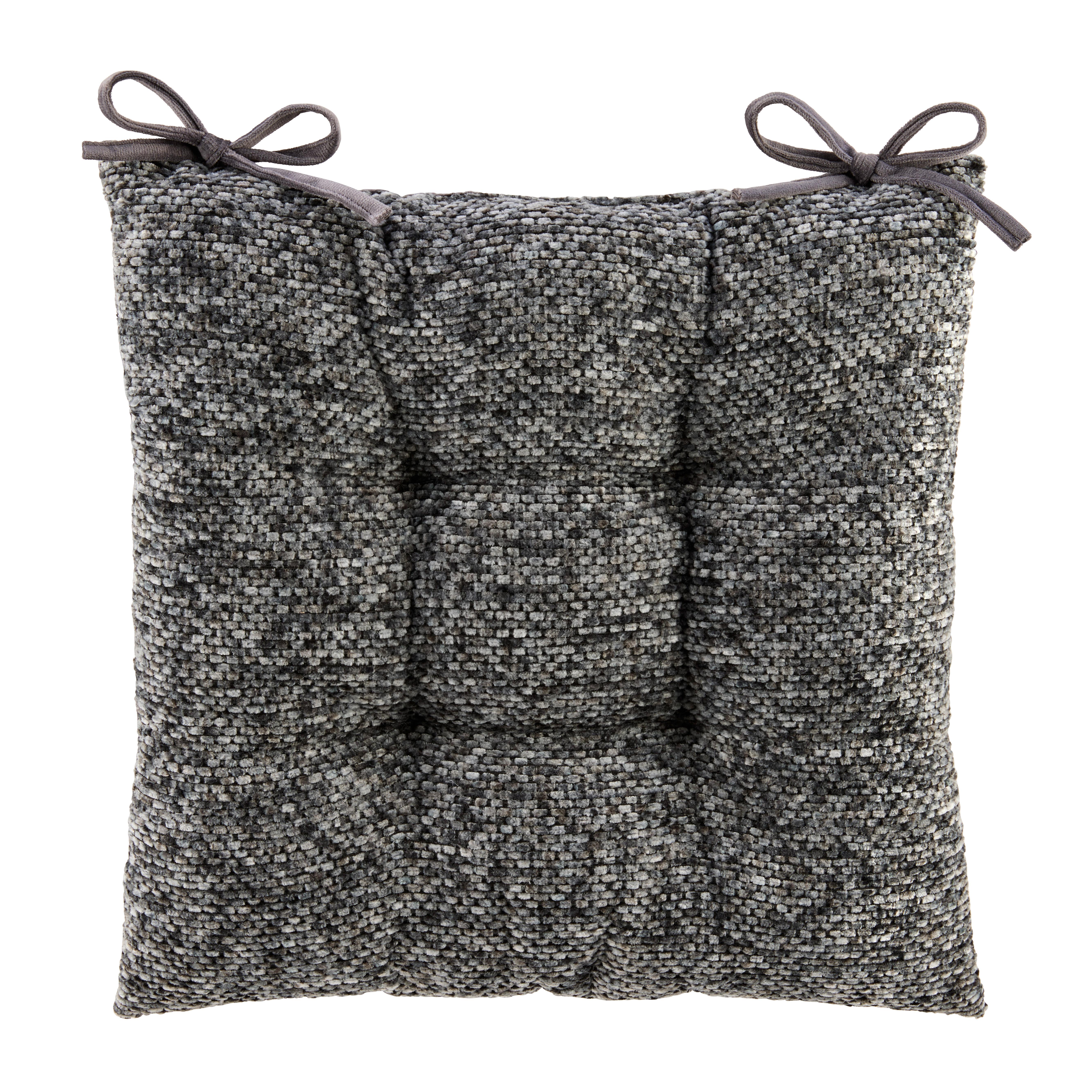 Sitzkissen Alena - Blau, MODERN, Textil (40/40/4cm) - Luca Bessoni