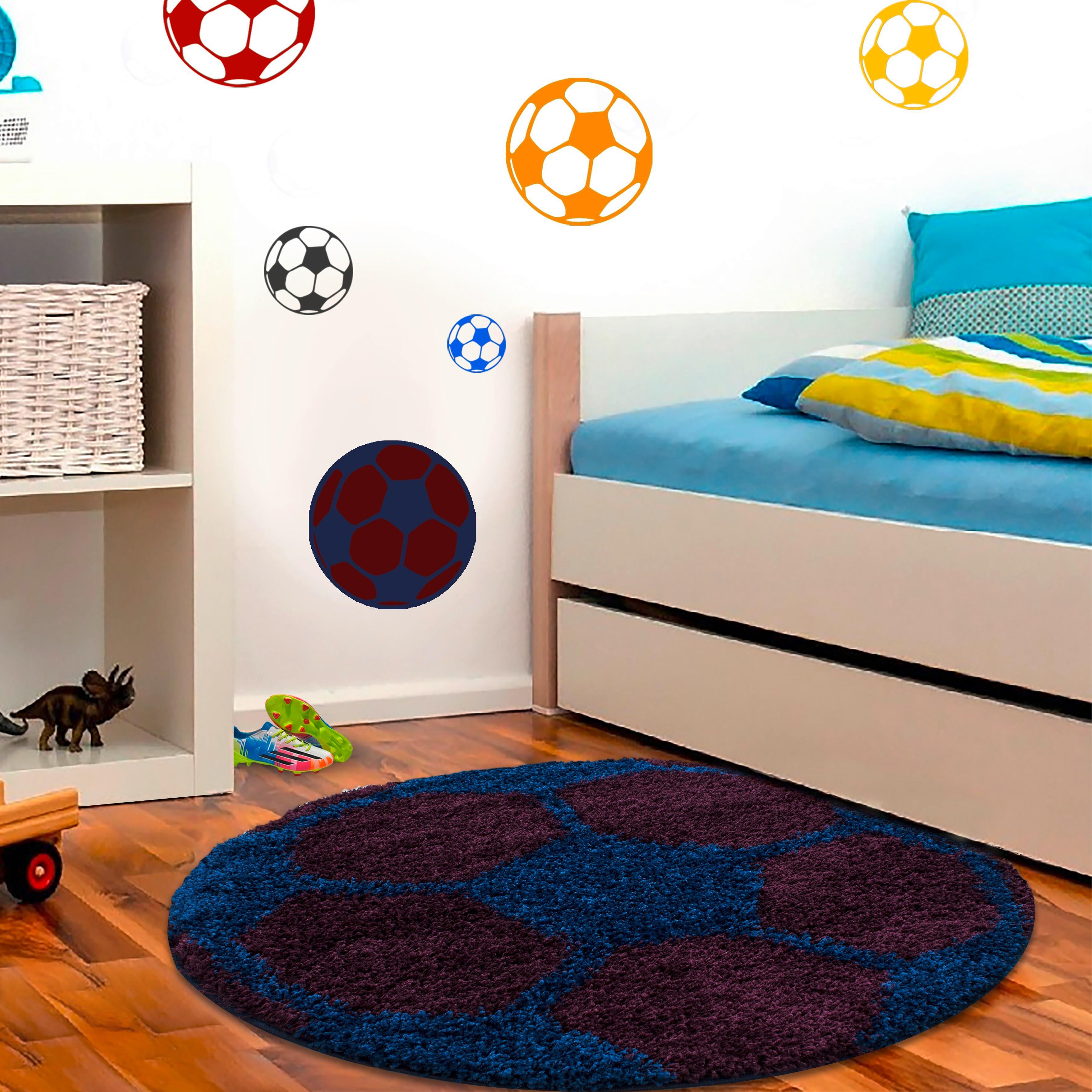 Kinderteppich Fun - Dunkelblau, Trend, Textil (120/120cm) - Ben'n'jen