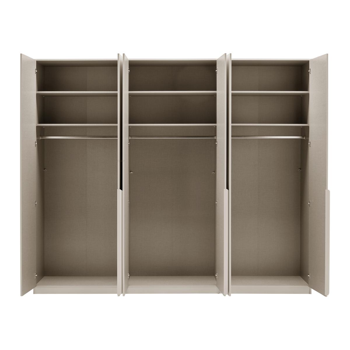 Skriňa s posuvnými dverami BRIONA, dekor šampanská - šampanská, Konventionell, kov/kompozitné drevo (271/229/54cm) - Premium Living