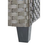 Loungegarnitur 4-tlg. Lisabon Aus Kunststoff Mit Kissen - Braun/Grau, MODERN, Kunststoff/Textil - Luca Bessoni
