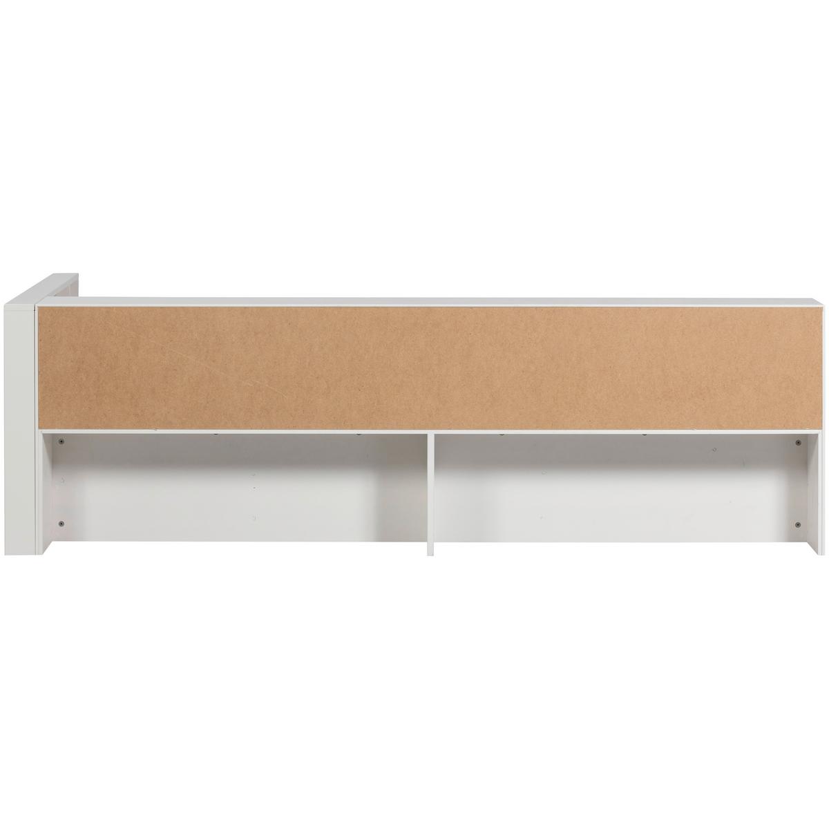 BODENBETT. Carter Weiß 90x200cm - Weiß, Basics, Holz (90/200cm) - MID.YOU