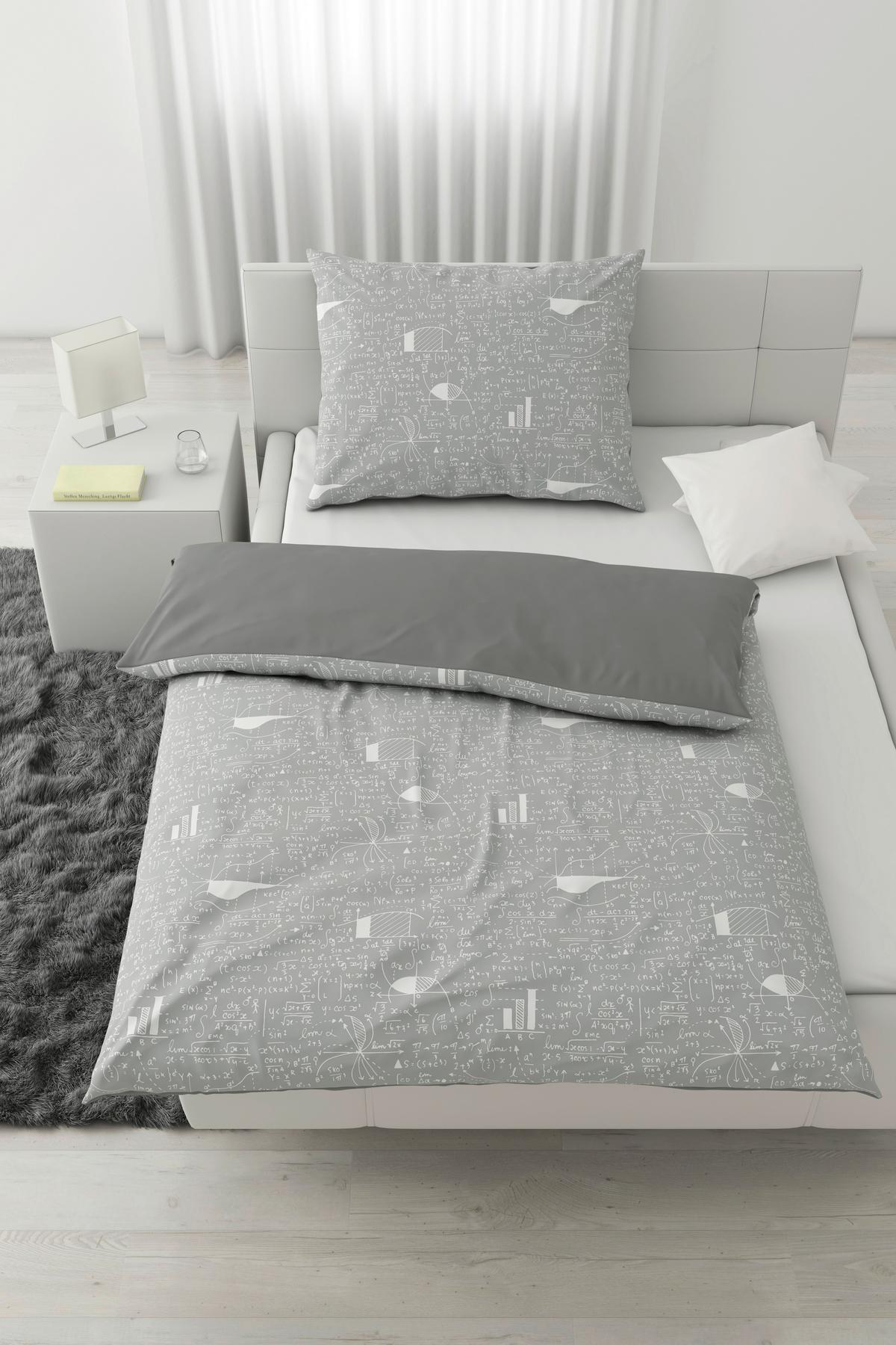 OBOJSTRANNÁ POSTEĽNÁ BIELIZEŇ Sheldon wende, 140/200 cm - sivá, textil (140/200cm) - Modern Living
