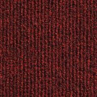 Teppichfliese Rot Solid Rib 50x50 Cm Florhöhe 2,5 Mm - Basics, Textil (50/50cm)