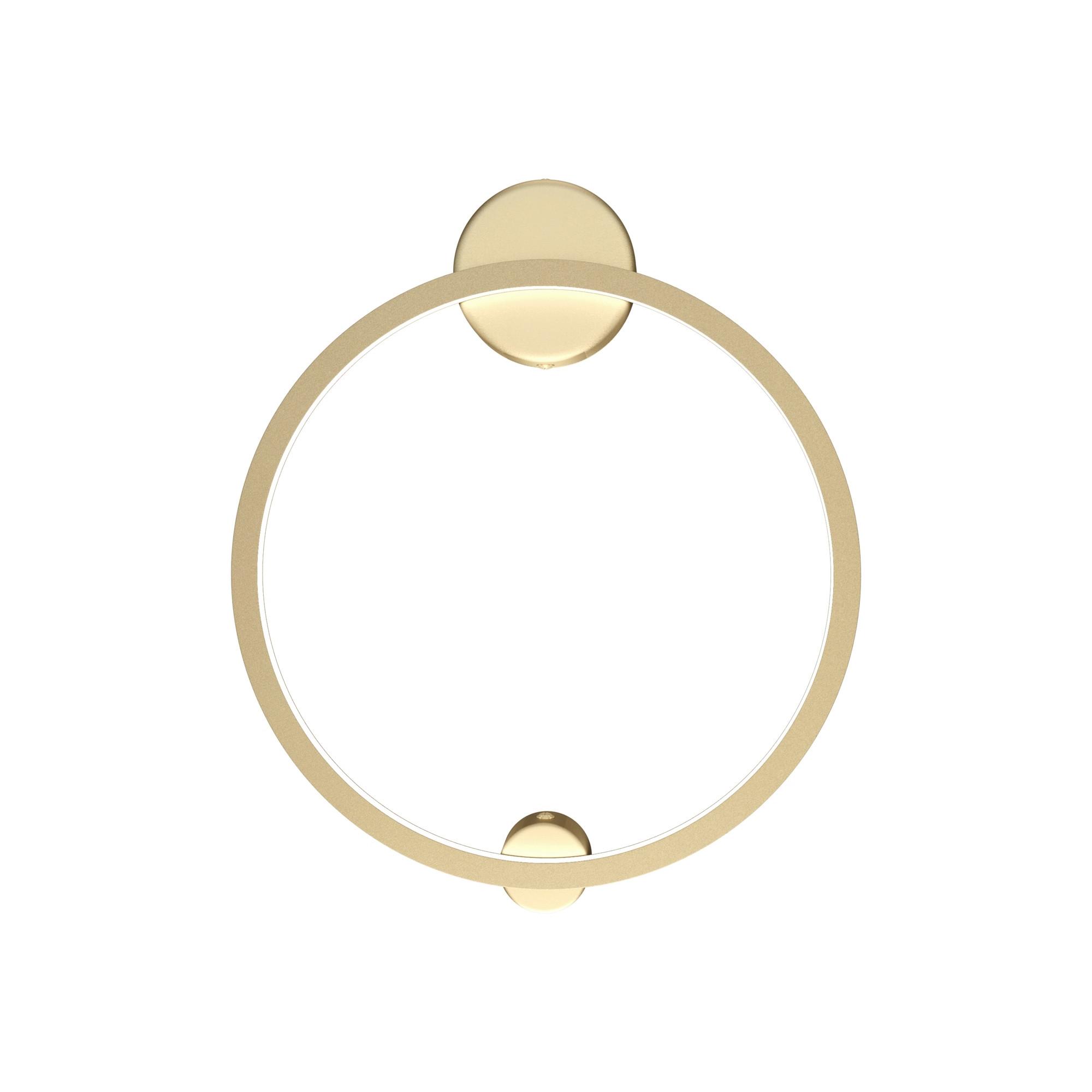 Wandleuchte Halo - Messingfarben, Trend, Metall (40/40/5cm) - MAYTONI